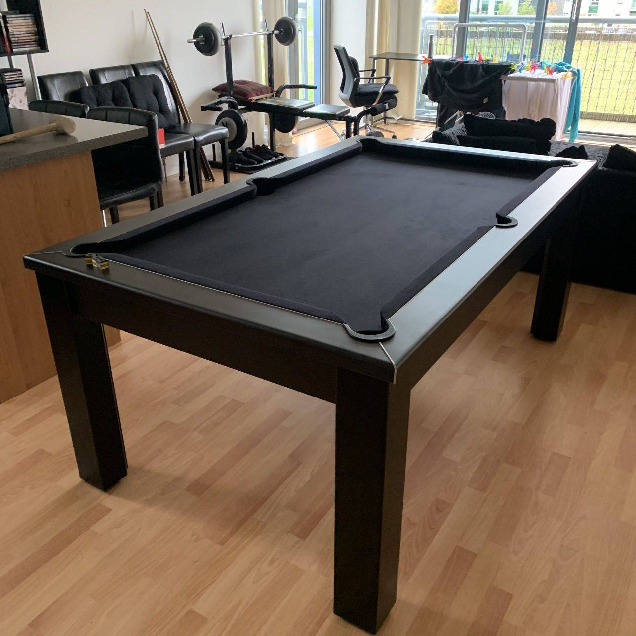 Transforming Your Pool Table Into A Dining Table Home Games Room